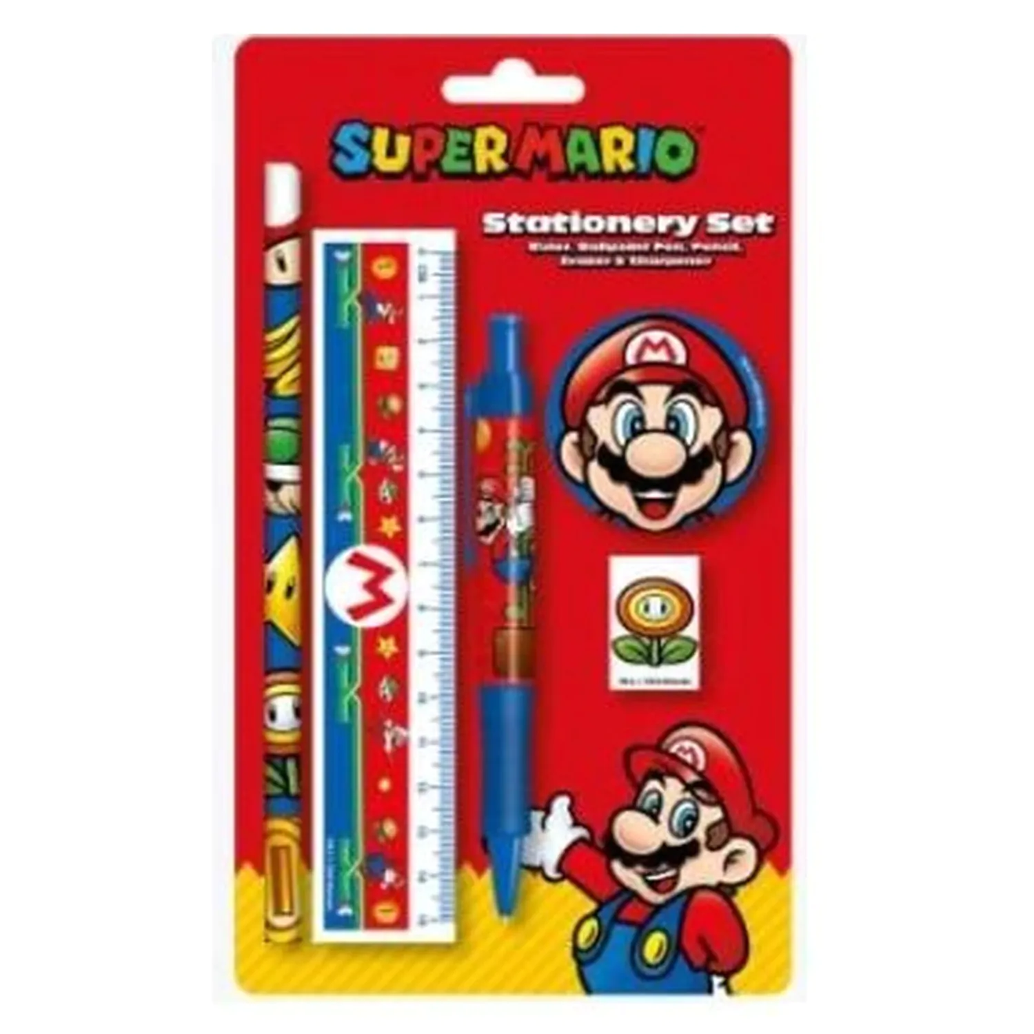 Nintendo Super Mario zestaw papeterii zdjęcie produktu