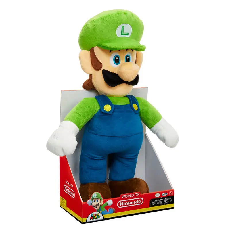 Nintendo Super Mario Luigi Jumbo pluszowa zabawka 50 cm zdjęcie produktu