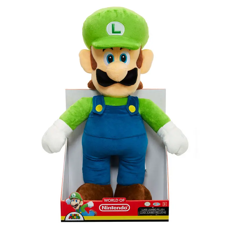 Nintendo Super Mario Luigi Jumbo pluszowa zabawka 50 cm zdjęcie produktu