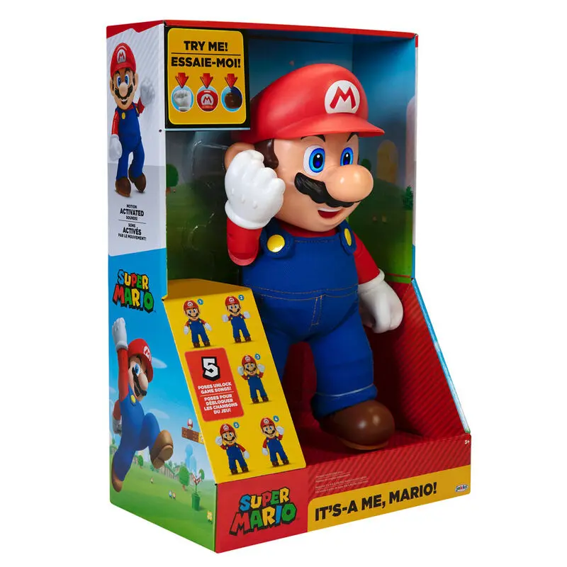 World of Nintendo Figurka Akcji Mówiąca It's-A Me! Mario 30 cm zdjęcie produktu