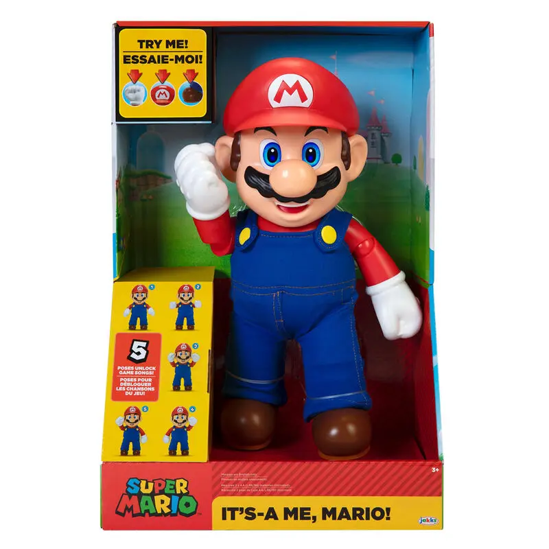 World of Nintendo Figurka Akcji Mówiąca It's-A Me! Mario 30 cm zdjęcie produktu