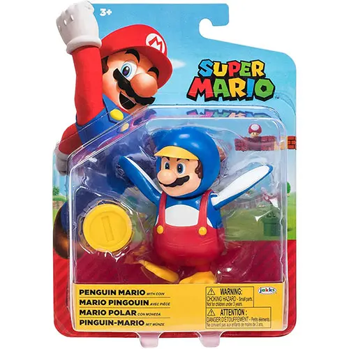 Figurka Nintendo Super Mario Penguin Mario 10 cm zdjęcie produktu
