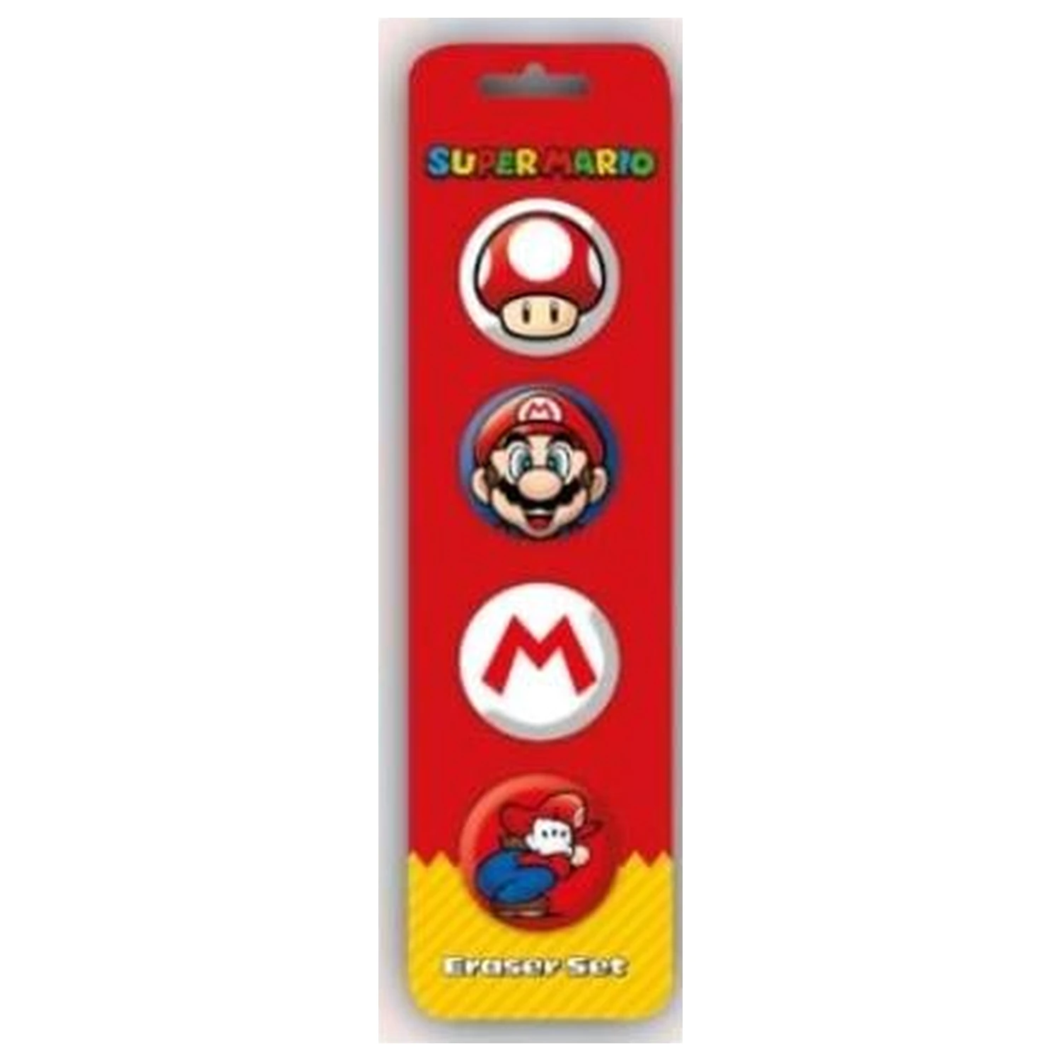 Nintendo Super Mario zestaw gumek do ścierania zdjęcie produktu