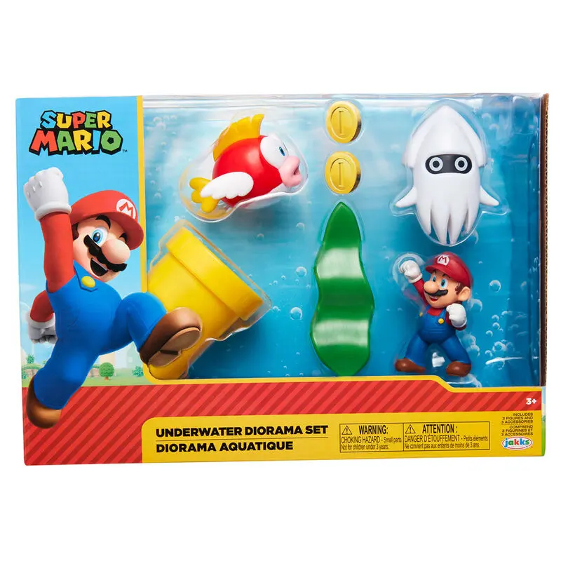 Nintendo Super Mario Underwater diorama zestaw zdjęcie produktu