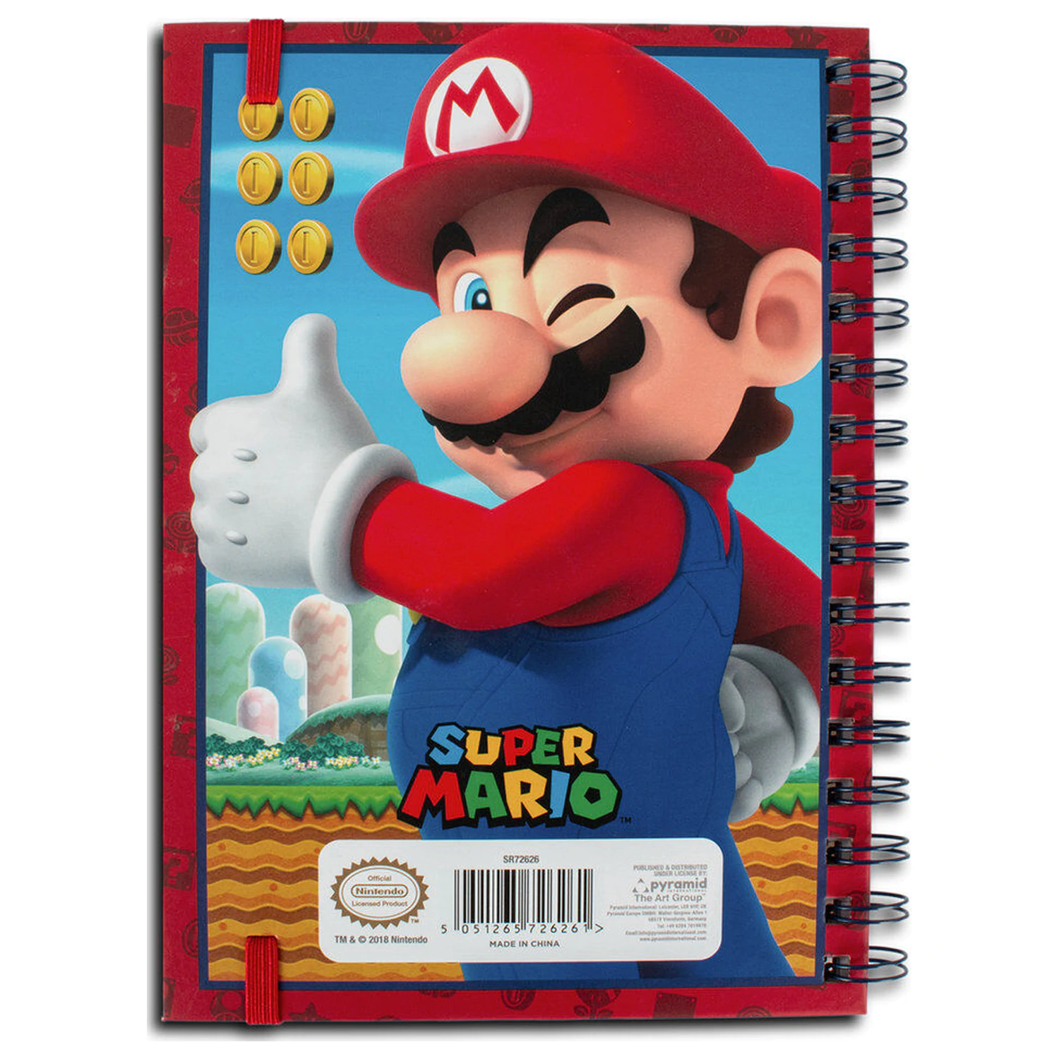 Super Mario 3D Notatnik Wiro A5 Mario zdjęcie produktu