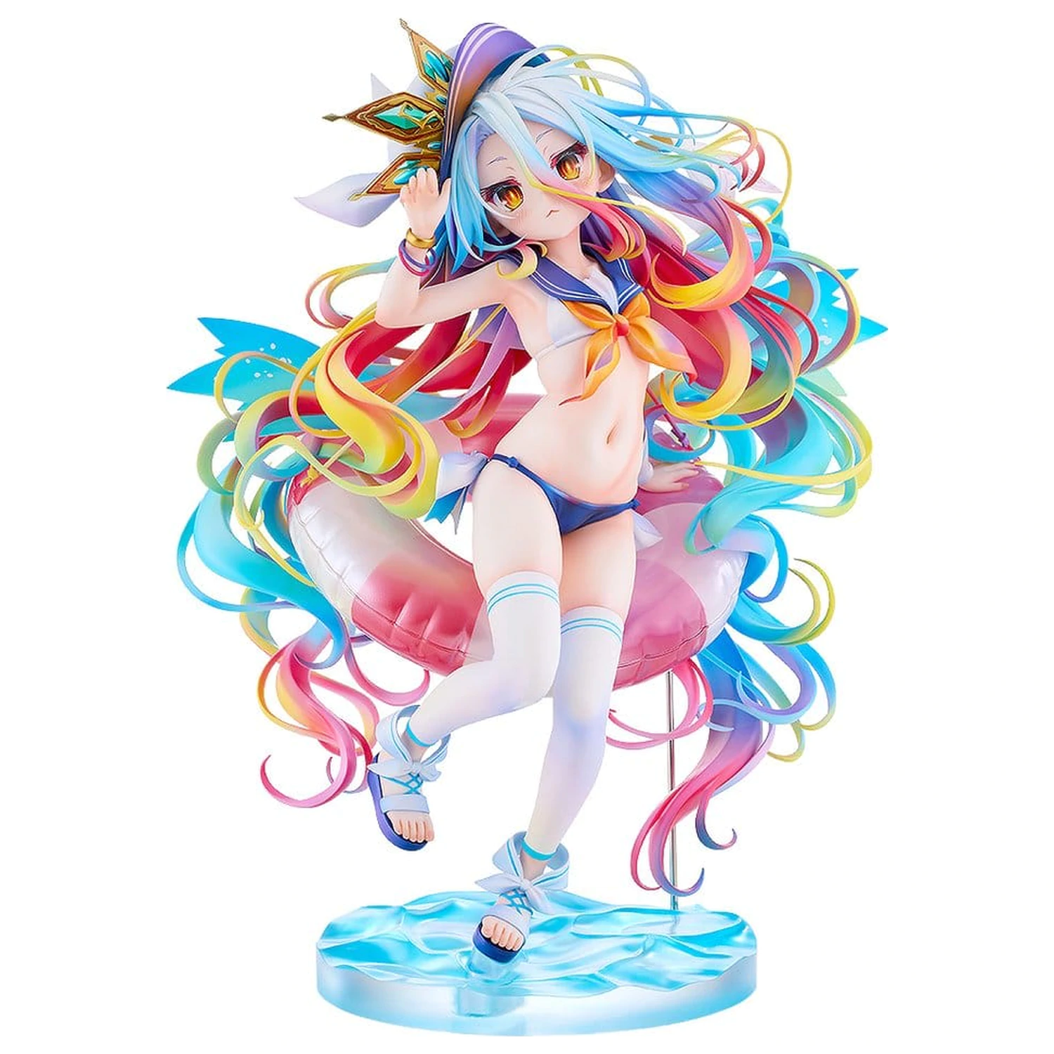 No Game No Life Statua 1/7 Shiro: Sailor-Style Swimsuit Ver. 24 cm zdjęcie produktu