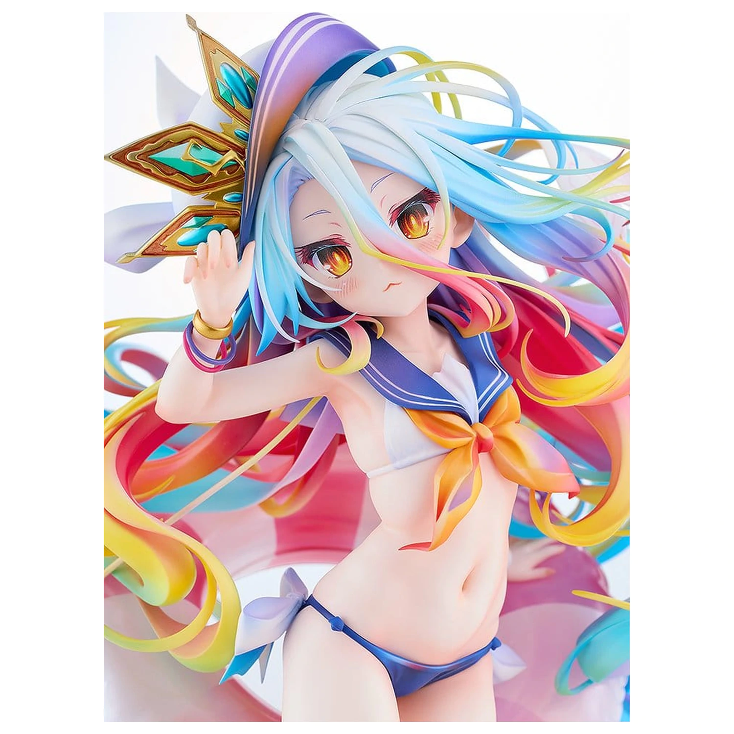 No Game No Life Statua 1/7 Shiro: Sailor-Style Swimsuit Ver. 24 cm zdjęcie produktu