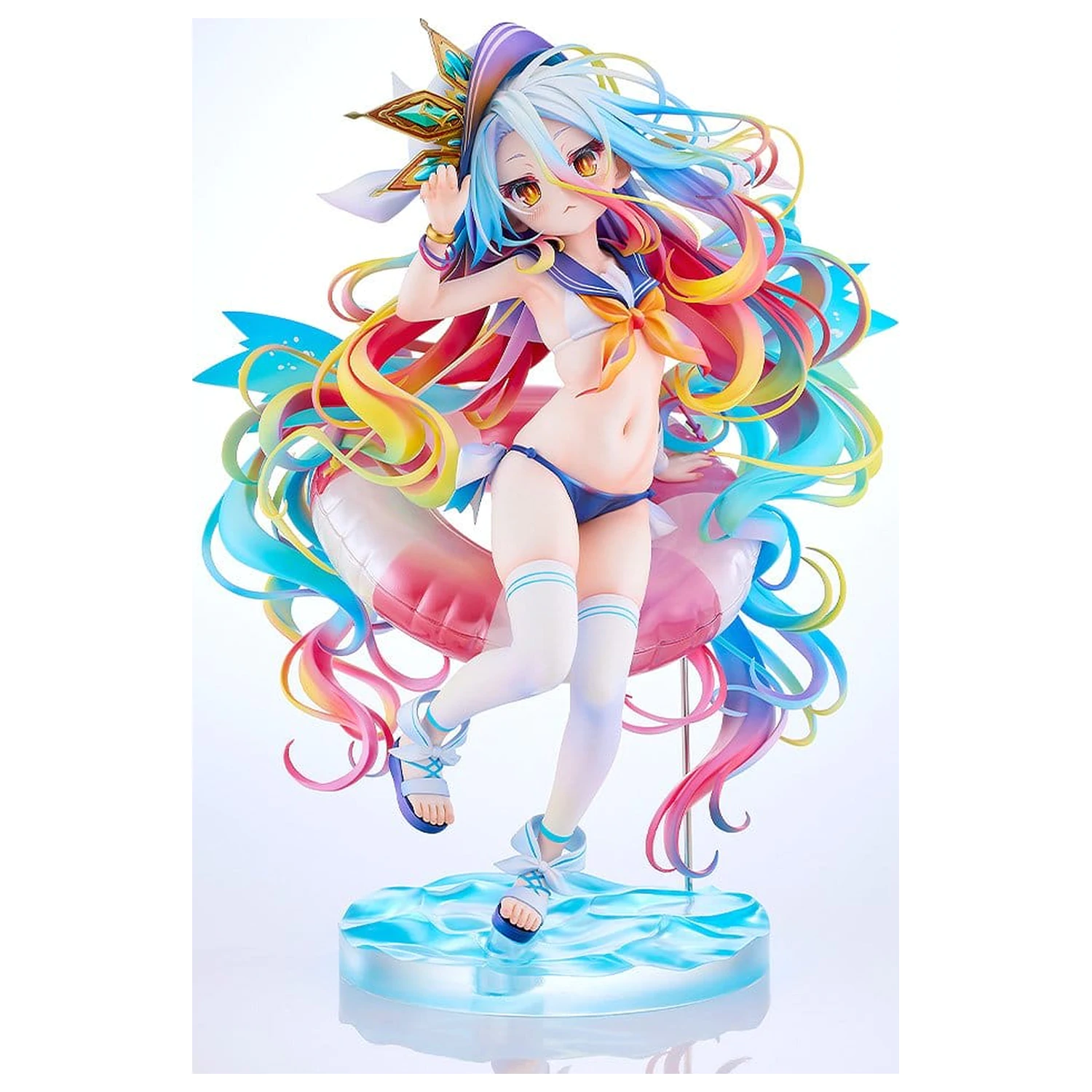 No Game No Life Statua 1/7 Shiro: Sailor-Style Swimsuit Ver. 24 cm zdjęcie produktu