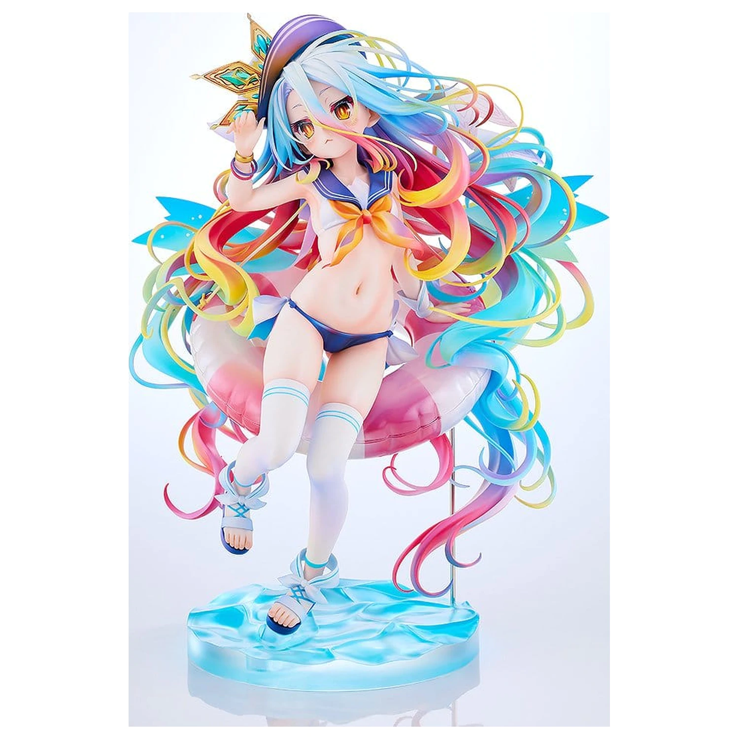 No Game No Life Statua 1/7 Shiro: Sailor-Style Swimsuit Ver. 24 cm zdjęcie produktu