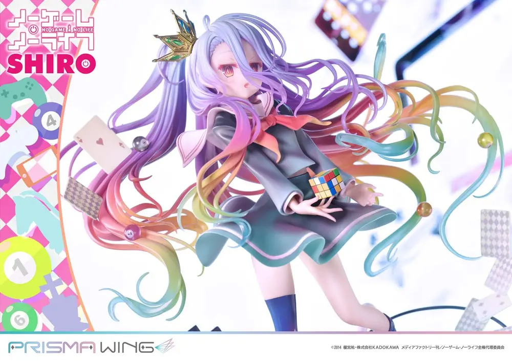 No Game No Life Prisma Wing Statua PVC 1/7 Shiro 27 cm zdjęcie produktu