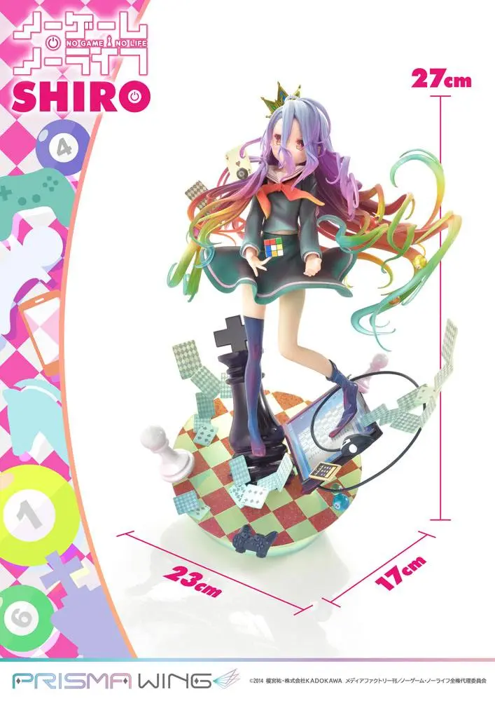 No Game No Life Prisma Wing Statua PVC 1/7 Shiro 27 cm zdjęcie produktu