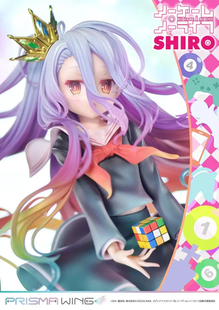 No Game No Life Prisma Wing Statua PVC 1/7 Shiro 27 cm zdjęcie produktu