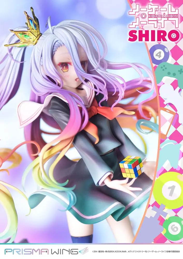 No Game No Life Prisma Wing Statua PVC 1/7 Shiro 27 cm zdjęcie produktu