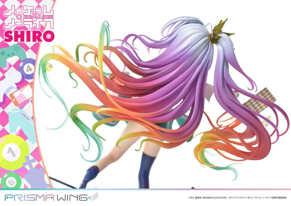 No Game No Life Prisma Wing Statua PVC 1/7 Shiro 27 cm zdjęcie produktu