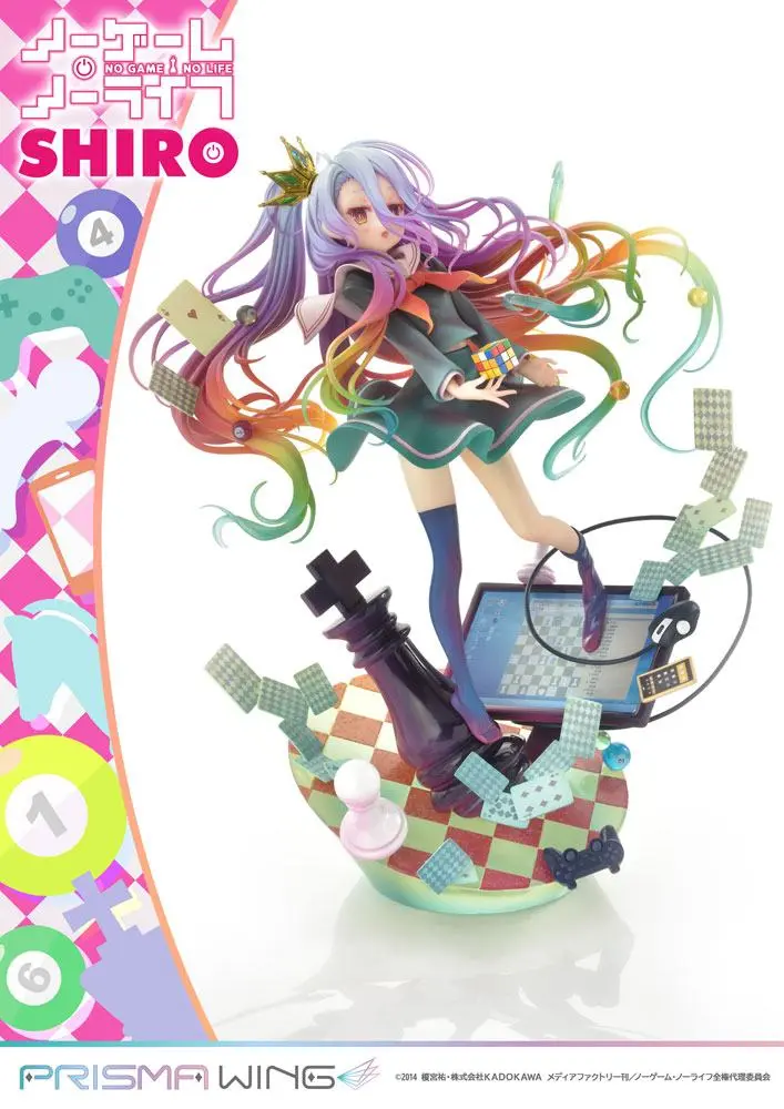 No Game No Life Prisma Wing Statua PVC 1/7 Shiro 27 cm zdjęcie produktu