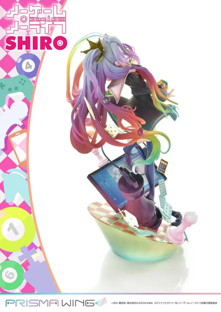 No Game No Life Prisma Wing Statua PVC 1/7 Shiro 27 cm zdjęcie produktu