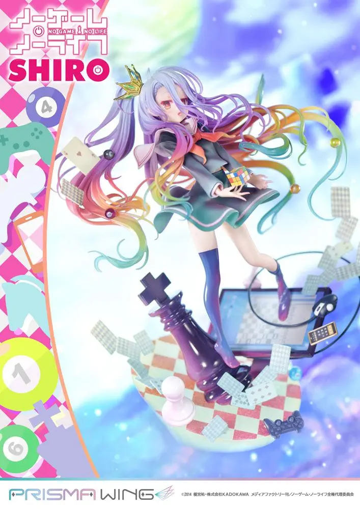 No Game No Life Prisma Wing Statua PVC 1/7 Shiro 27 cm zdjęcie produktu