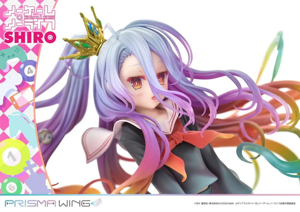 No Game No Life Prisma Wing Statua PVC 1/7 Shiro 27 cm zdjęcie produktu