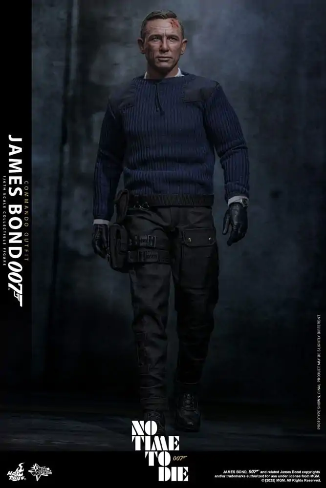 No Time To Die Movie Masterpiece Figurka Akcji 1/6 James Bond (Commando Outfit) Hot Toys Exclusive 30 cm zdjęcie produktu