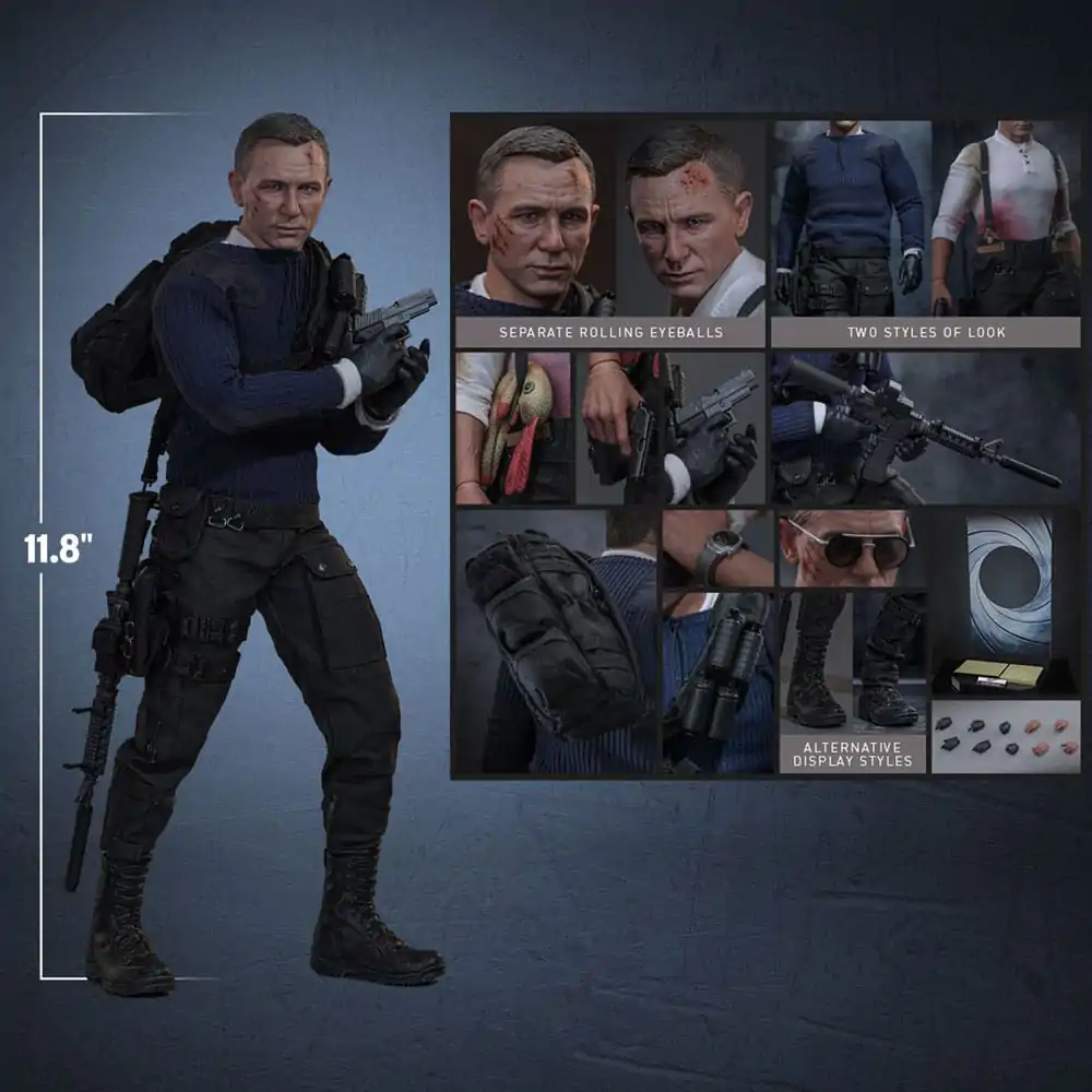 No Time To Die Movie Masterpiece Figurka Akcji 1/6 James Bond (Commando Outfit) Hot Toys Exclusive 30 cm zdjęcie produktu