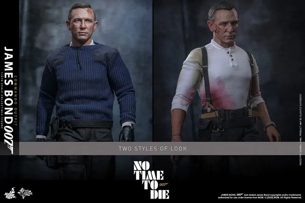 No Time To Die Movie Masterpiece Figurka Akcji 1/6 James Bond (Commando Outfit) Hot Toys Exclusive 30 cm zdjęcie produktu