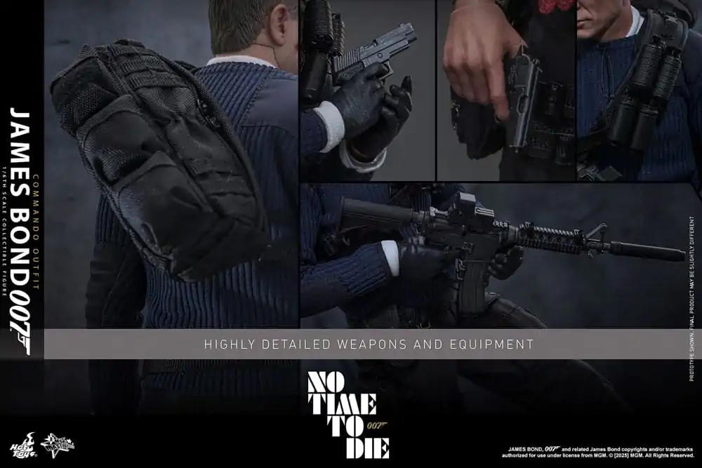 No Time To Die Movie Masterpiece Figurka Akcji 1/6 James Bond (Commando Outfit) Hot Toys Exclusive 30 cm zdjęcie produktu