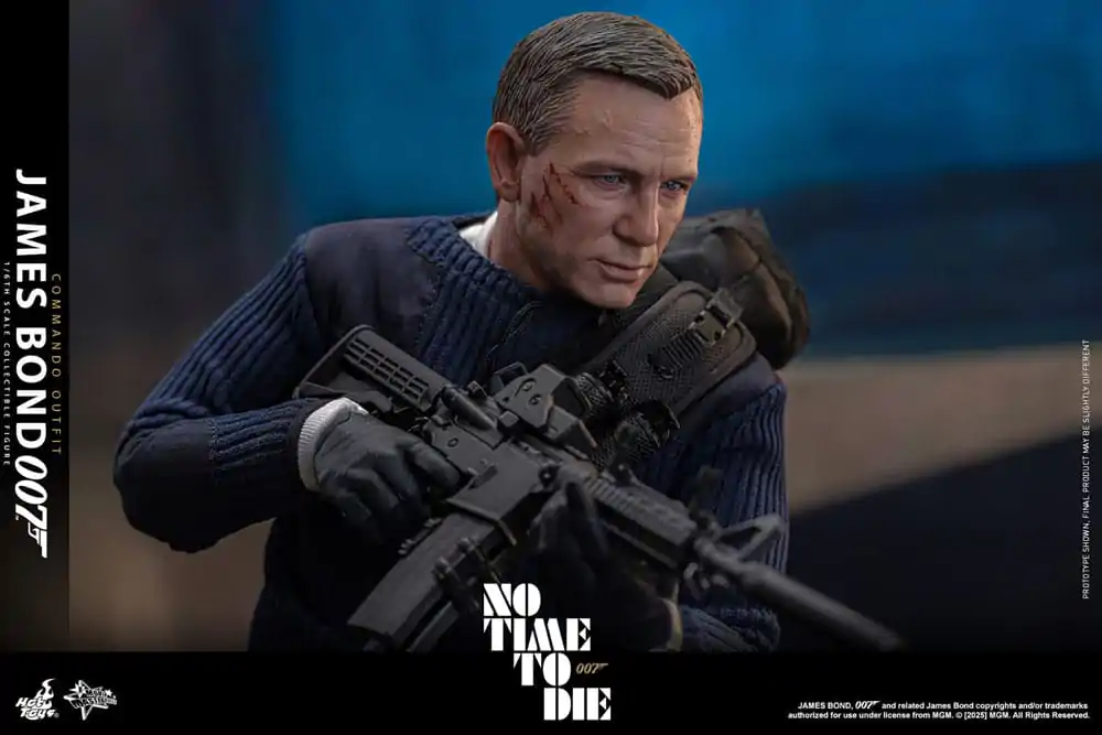 No Time To Die Movie Masterpiece Figurka Akcji 1/6 James Bond (Commando Outfit) Hot Toys Exclusive 30 cm zdjęcie produktu