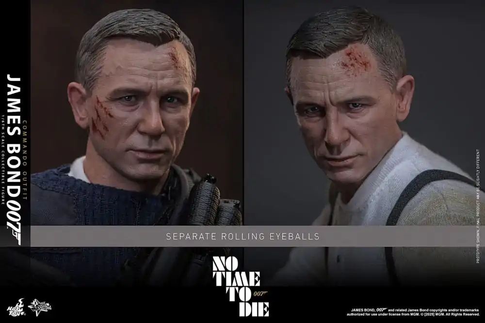 No Time To Die Movie Masterpiece Figurka Akcji 1/6 James Bond (Commando Outfit) Hot Toys Exclusive 30 cm zdjęcie produktu