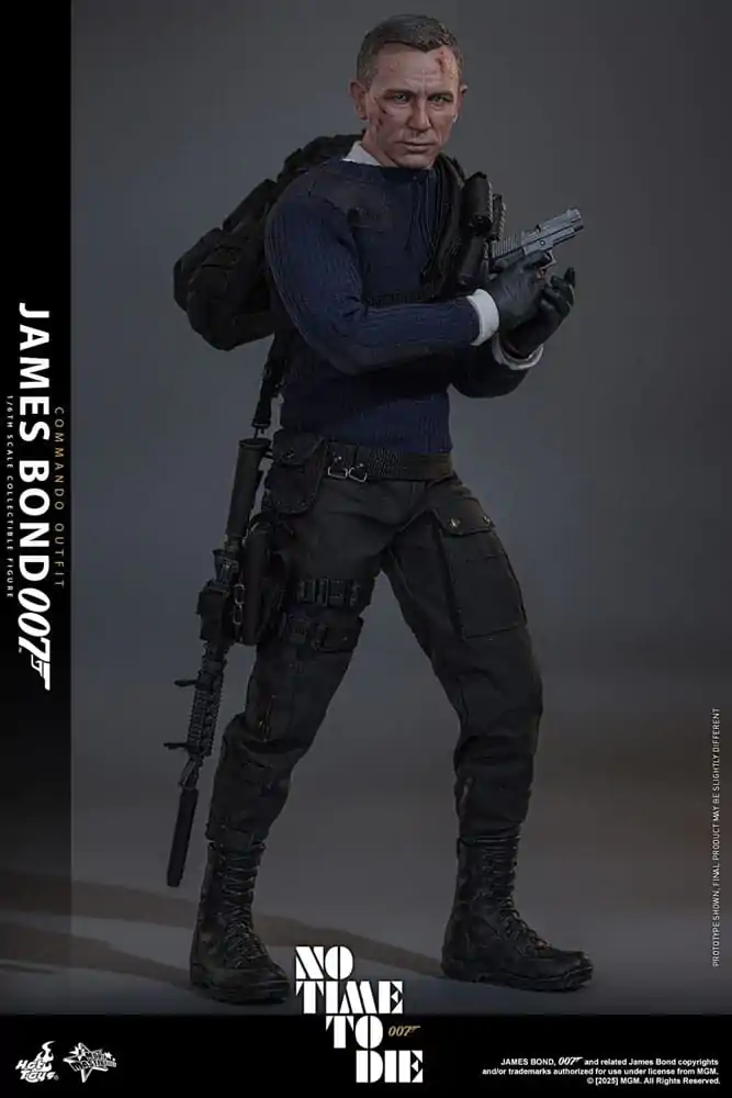 No Time To Die Movie Masterpiece Figurka Akcji 1/6 James Bond (Commando Outfit) Hot Toys Exclusive 30 cm zdjęcie produktu