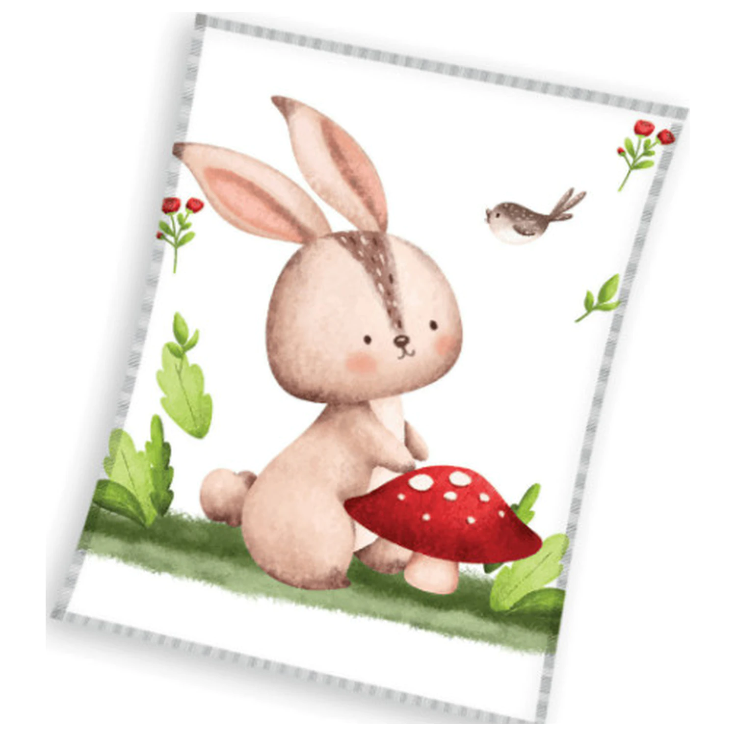 Koc polarowy Bunny Forest zdjęcie produktu
