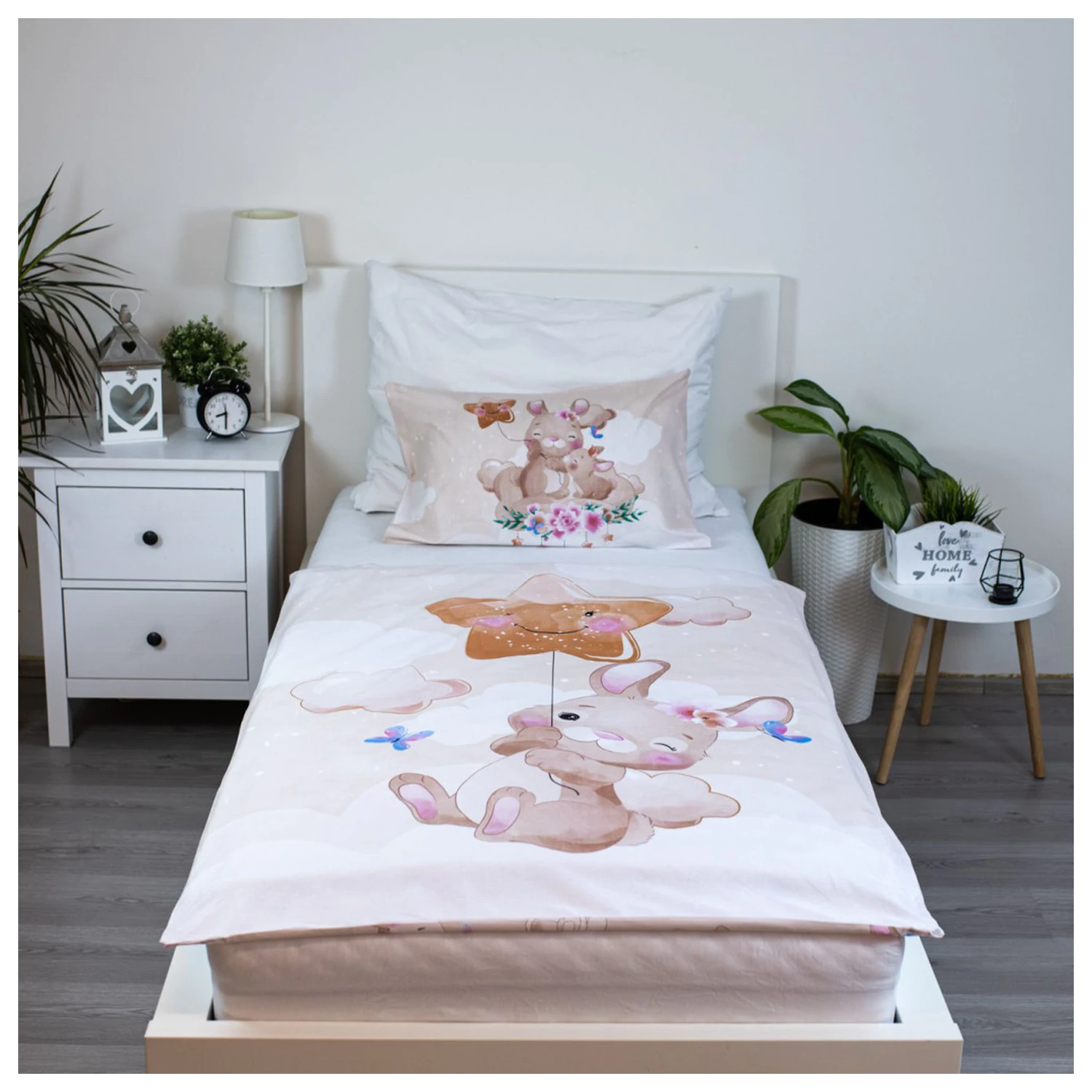 Poszewka na kołdrę Bunny Star dla dzieci, przedszkolna zdjęcie produktu