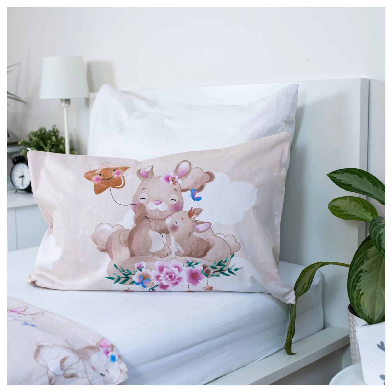 Poszewka na kołdrę Bunny Star dla dzieci, przedszkolna zdjęcie produktu