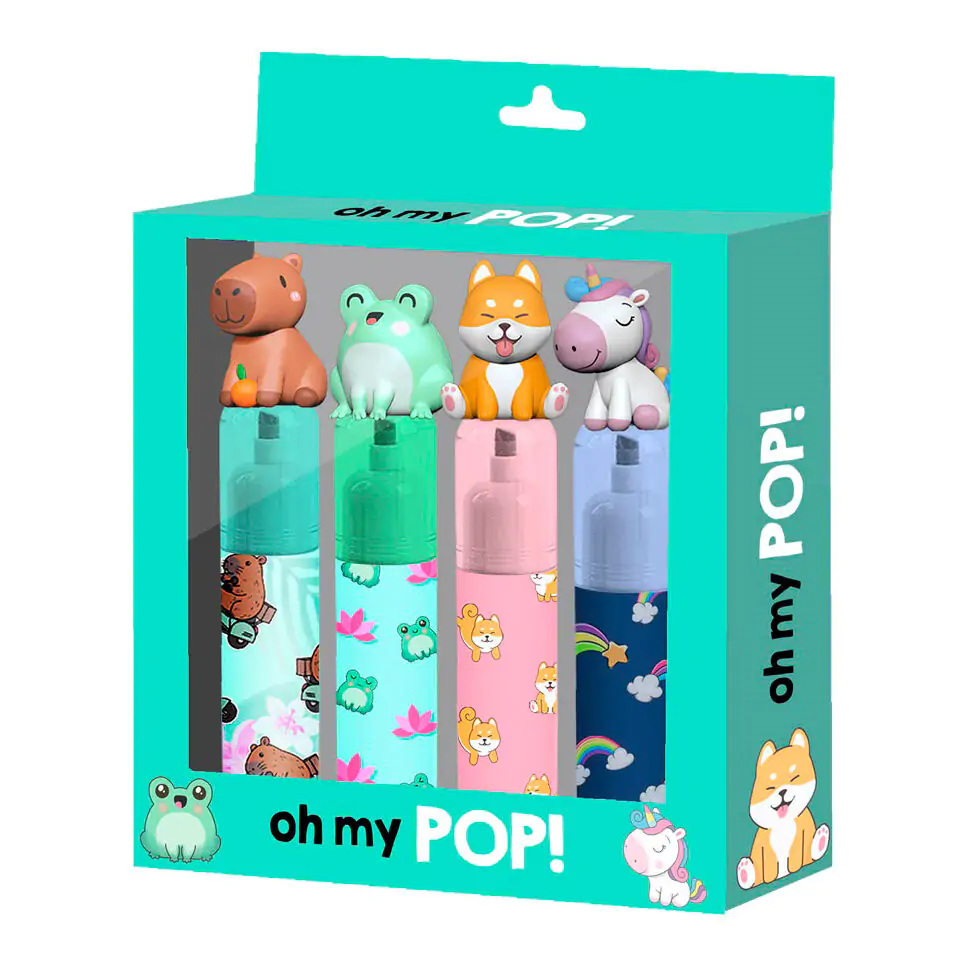 Oh My Pop! pack 4 podkreślaczy zdjęcie produktu