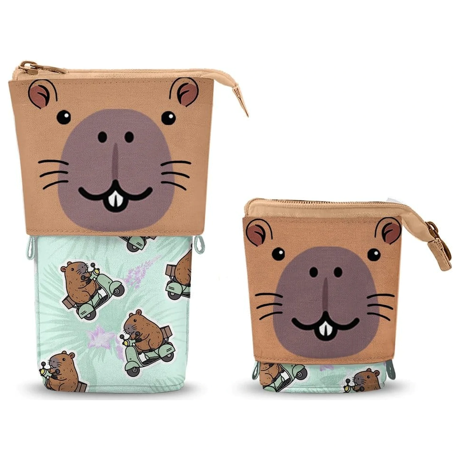 Oh My Pop! Uroczy piórnik Capybara Zielony zdjęcie produktu