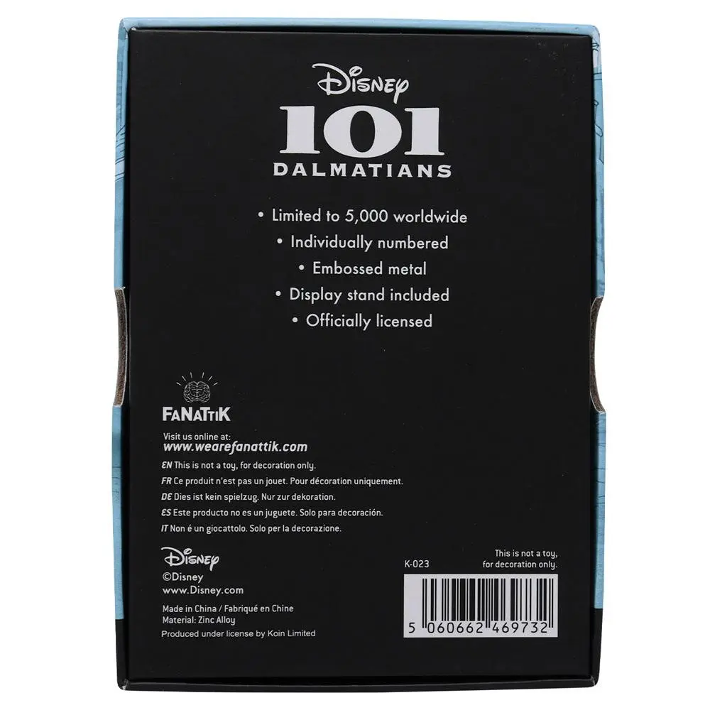 "One Hundred and One Dalmatians Ingot Limited Edition" -> Sztabka "101 Dalmatyńczyków" Limited Edition zdjęcie produktu
