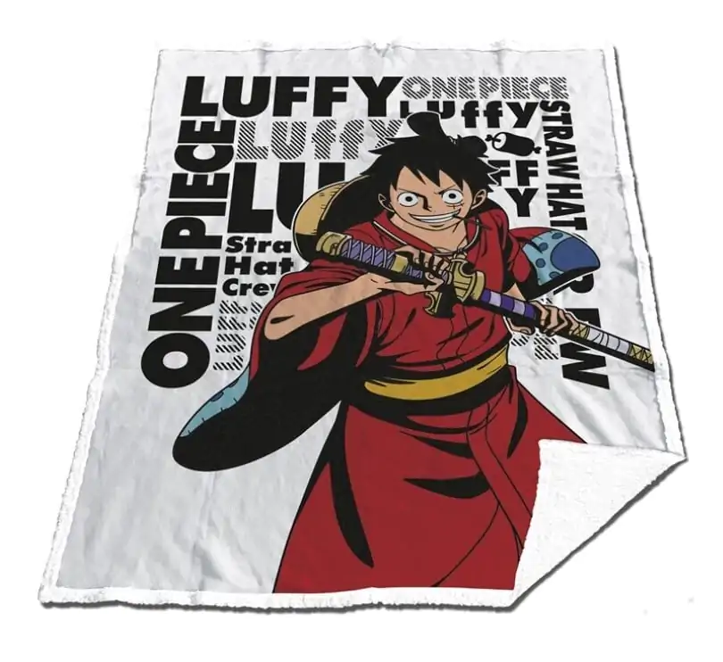 ONE PIECE Koc Sherpa 130x170cm Luffy "Wano" zdjęcie produktu