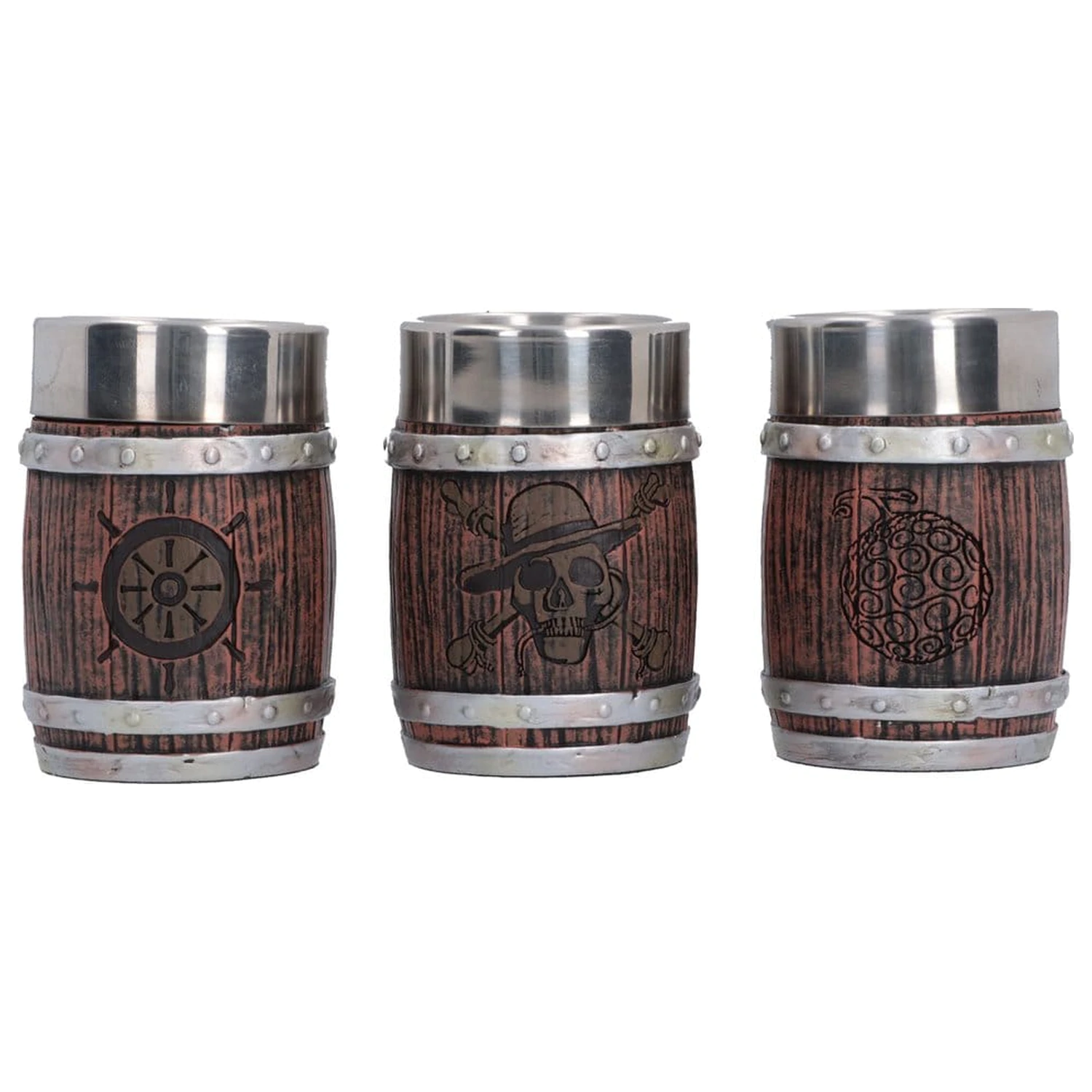 One Piece zestaw kieliszków do shota Beczka 8 cm zdjęcie produktu