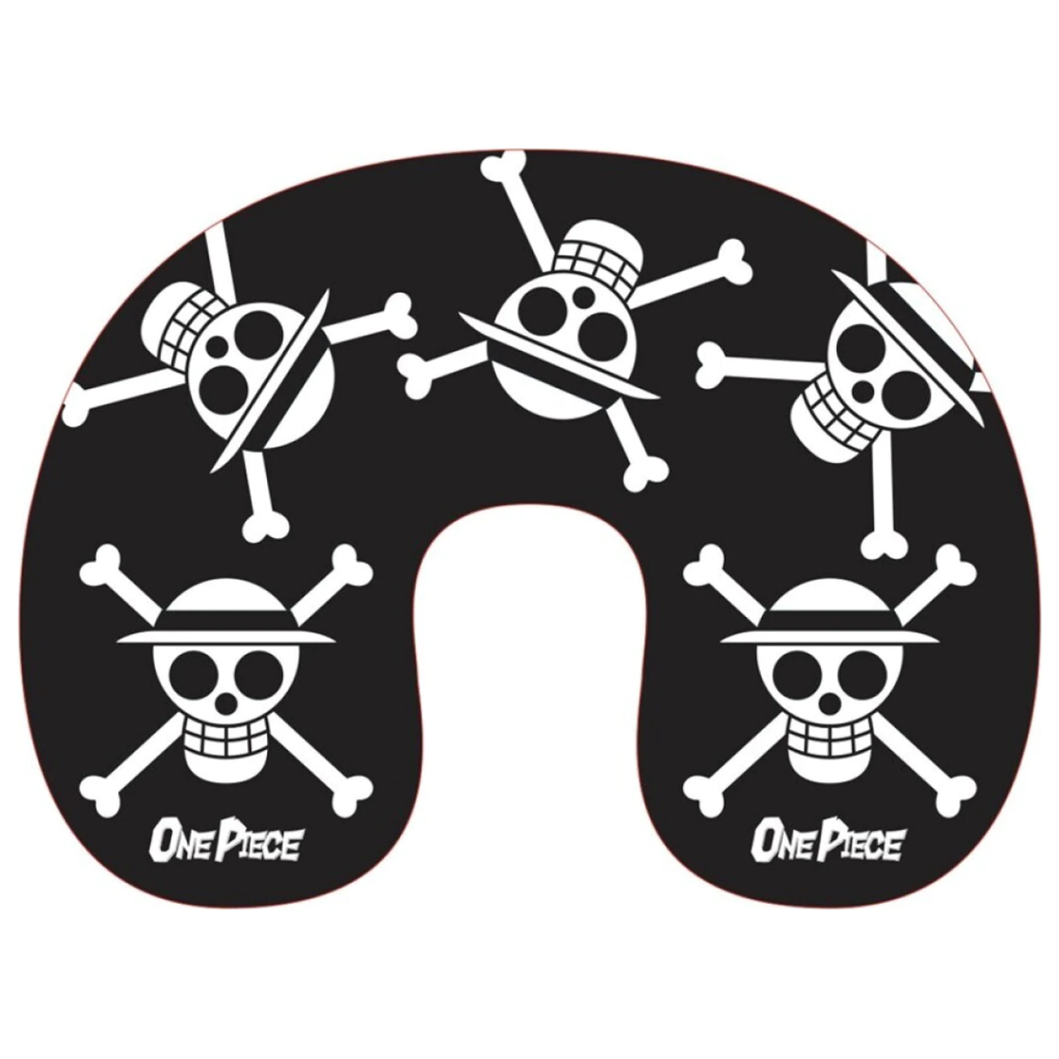 One Piece Black Skull Poduszka podróżna, poduszka pod szyję zdjęcie produktu