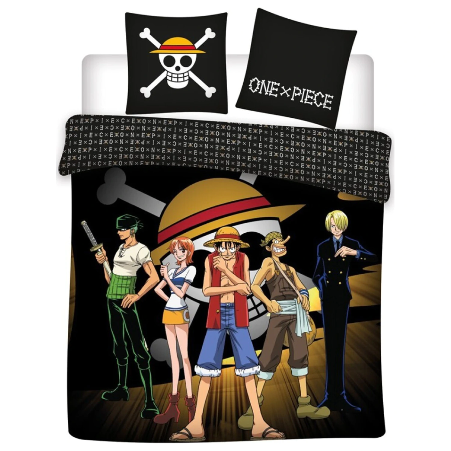 One Piece Captain Luffy podwójna poszewka na kołdrę zdjęcie produktu