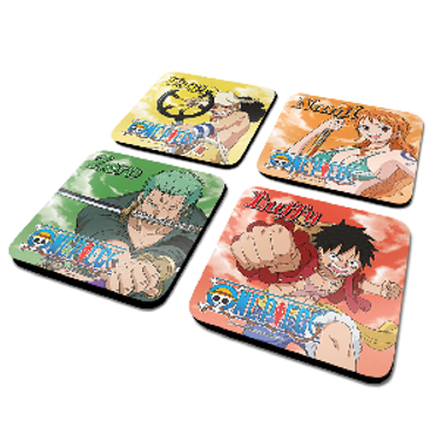 One Piece Characters zestaw 4 podkładek pod kubek zdjęcie produktu