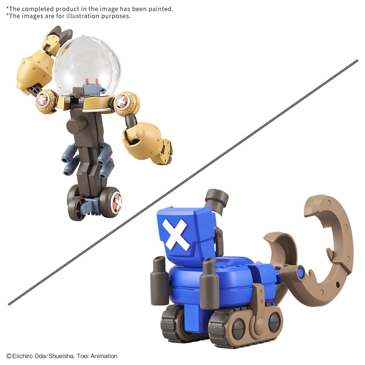 One Piece: Chopper Robo Super 2&3 Ciężki Pancerz & Horn Dozer - Zestaw modelarski zdjęcie produktu