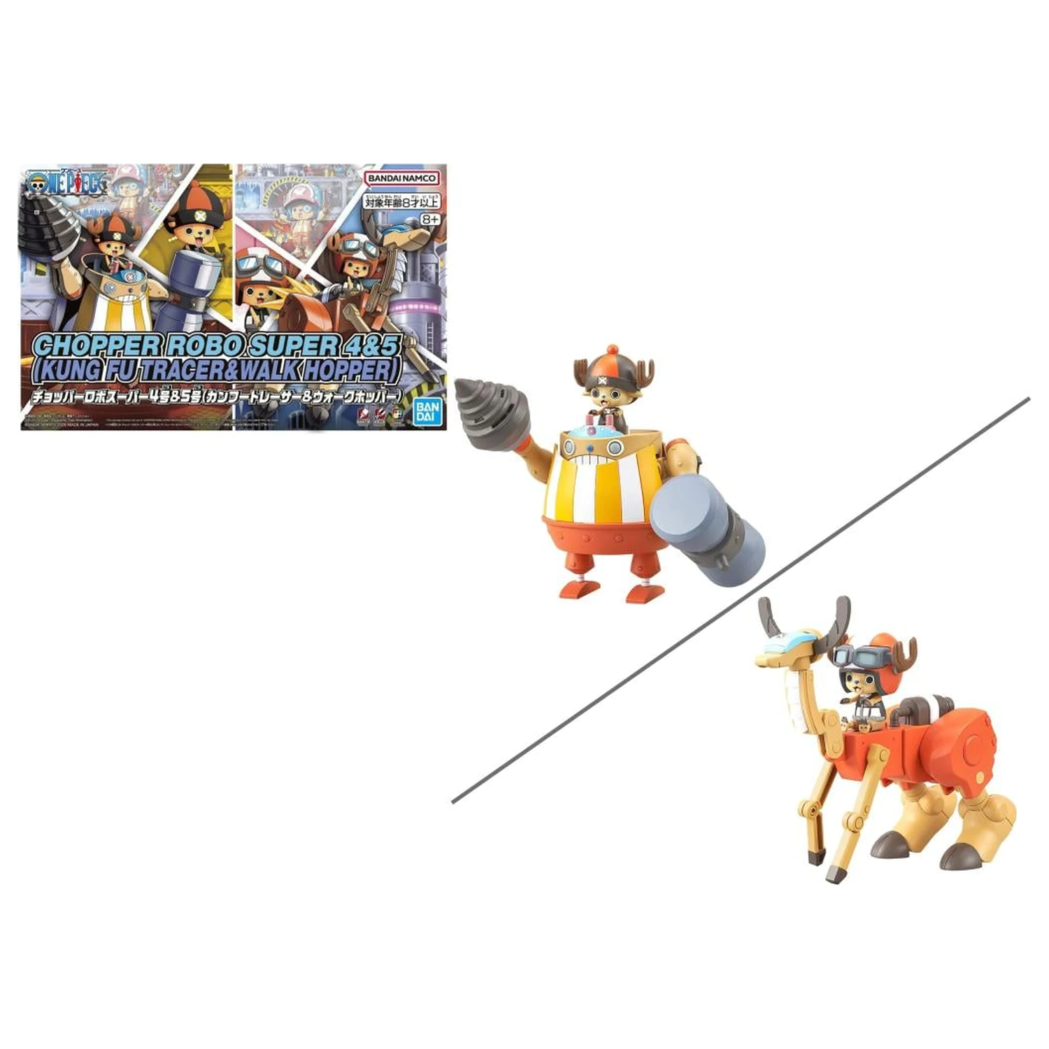 One Piece Chopper Robo Supper 4&5 Kung Fu...& Walk Hopper Model Kit zdjęcie produktu