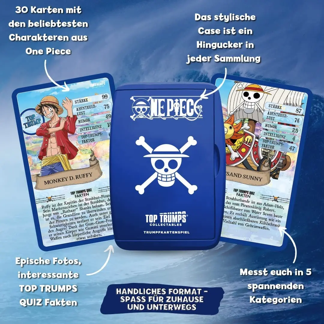 One Piece Collectables Card Game Top Trumps Quiz Collection *Wersja Niemiecka* zdjęcie produktu