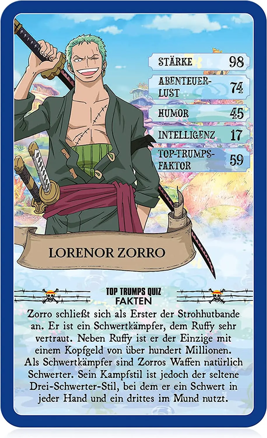 One Piece Collectables Card Game Top Trumps Quiz Collection *Wersja Niemiecka* zdjęcie produktu