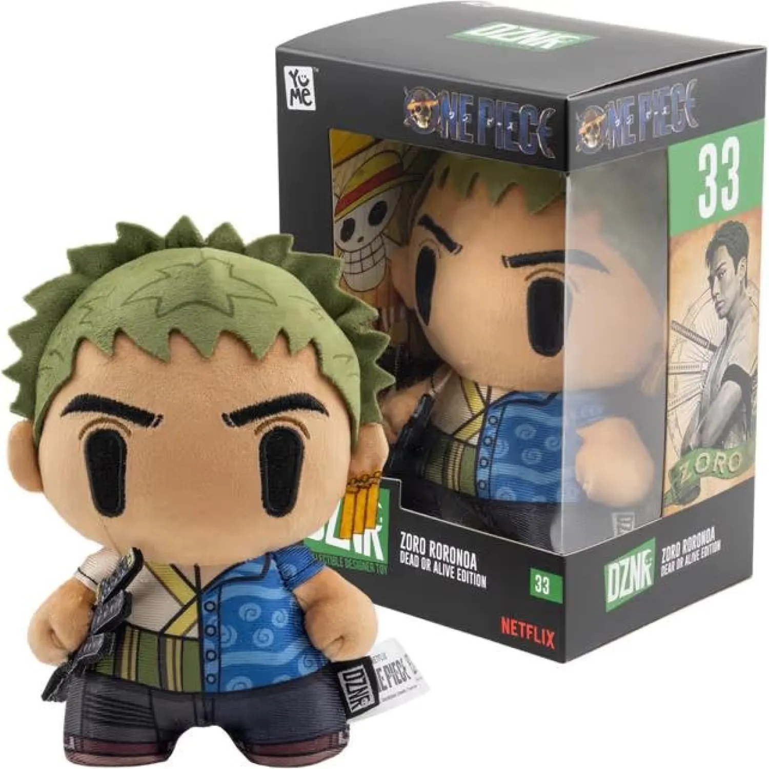 One Piece DZNR Pluszowa figurka Zoro Dead or Alive Edition 18 cm zdjęcie produktu