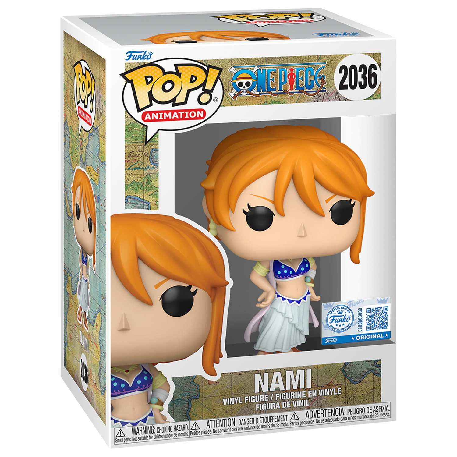 One Piece Funko POP! Animation Winylowe Figurki OP- Nami (Alabasta) 9 cm zdjęcie produktu