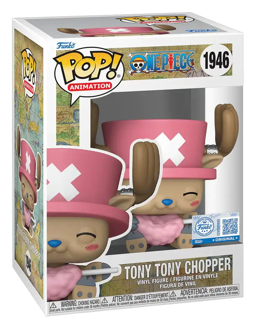 One Piece Funko POP! Movies Figurka winylowa Tony Tony Chopper with Cotton Candy 9 cm zdjęcie produktu