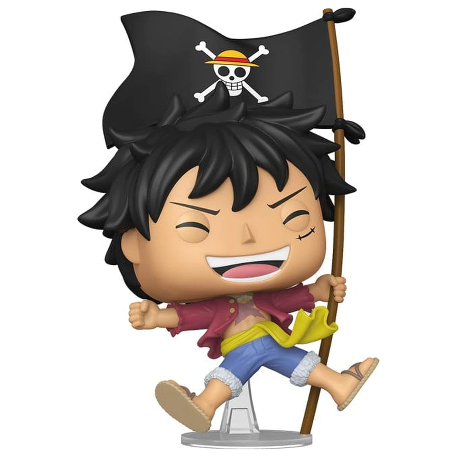One Piece Funko POP! Winyl Animacja Figurka Luffy z Flagą 9 cm zdjęcie produktu