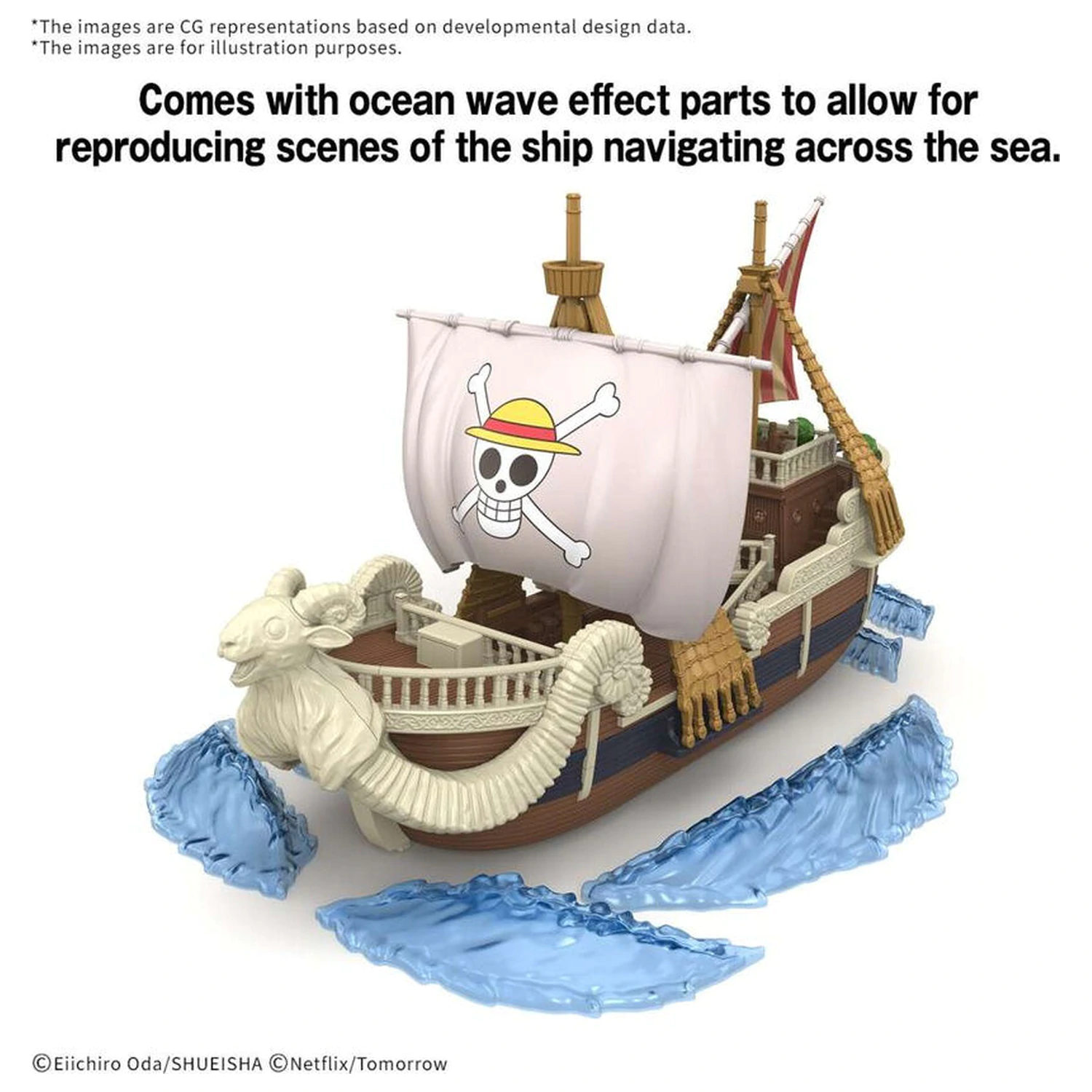 One Piece Grand Ship Collection Netflix Going Merry zestaw modelarski figurka zdjęcie produktu