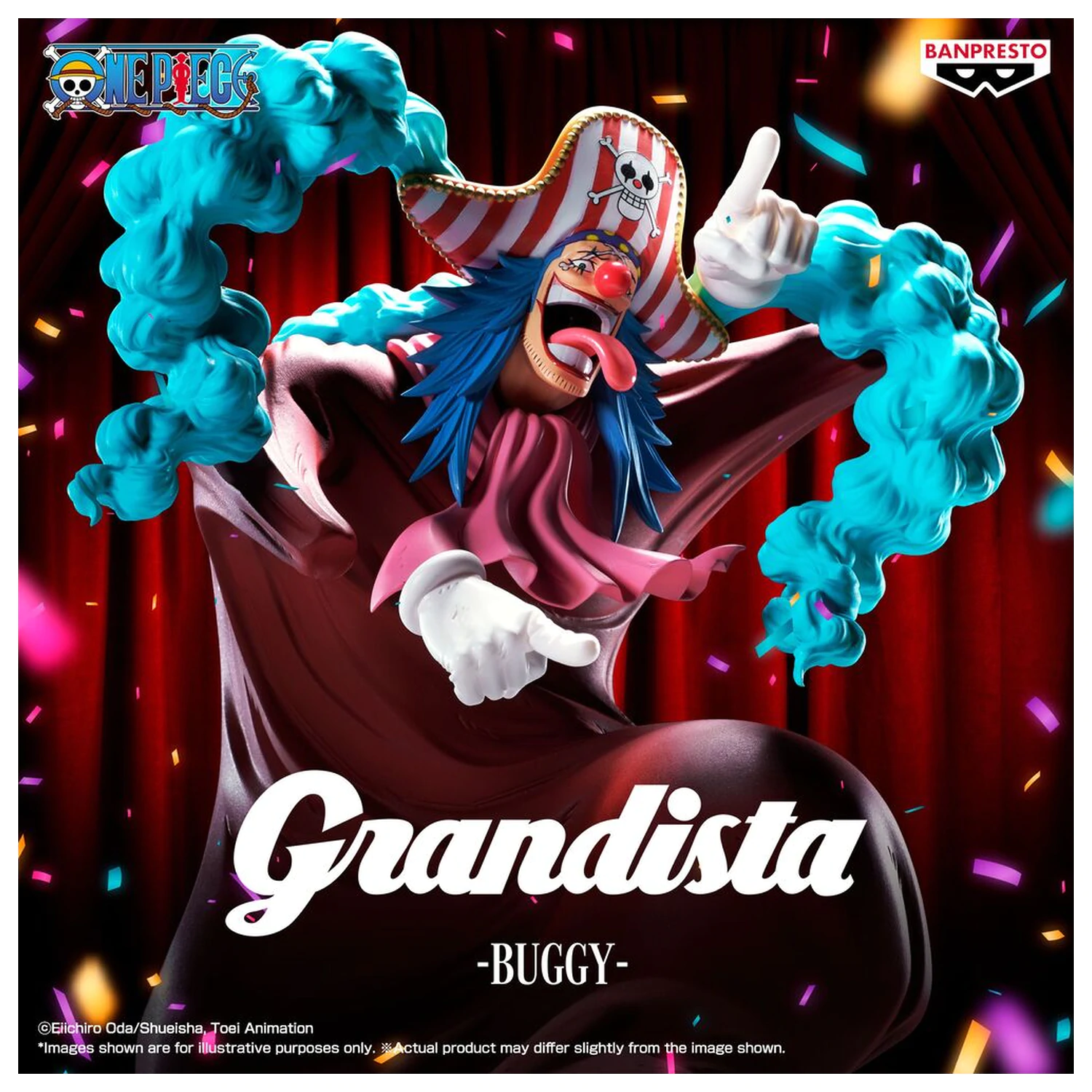 One Piece Grandista Buggy figurka 25cm zdjęcie produktu